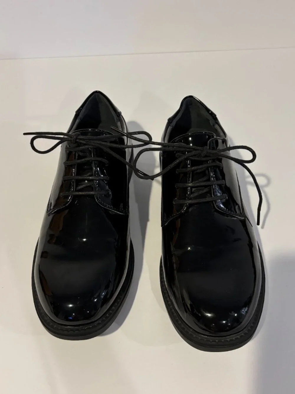 Bruno Marc Men's Patent Leather Tuxedo Oxford Dress Shoes - Black - Size 6.5